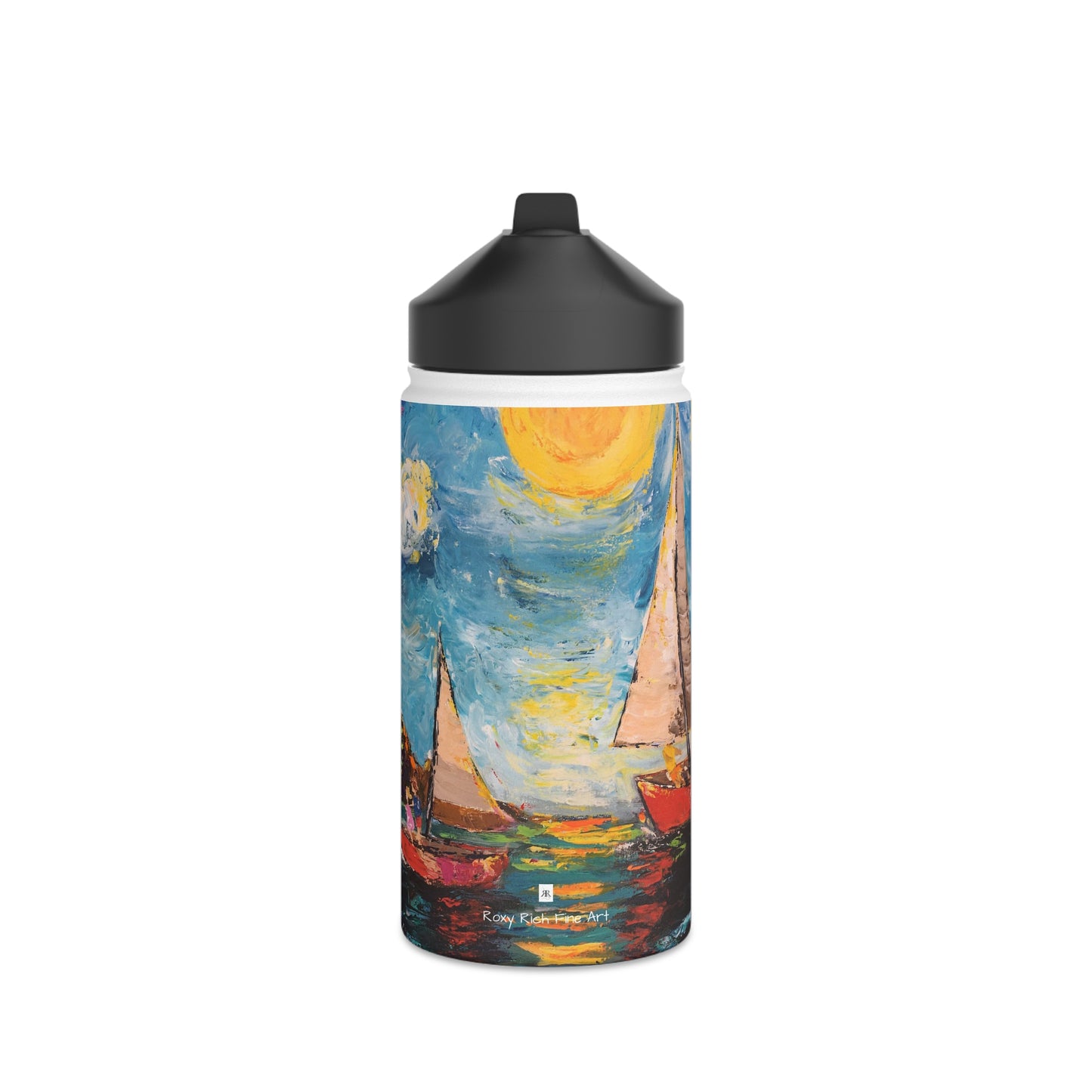 Sunny Sails Stainless Steel Water Bottle, Standard Lid