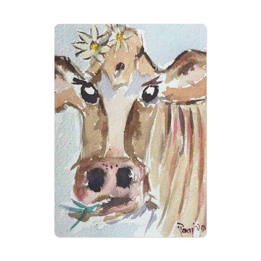 Daisy Mae -Whimsical Cow- Cartes de poker/cartes à jouer
