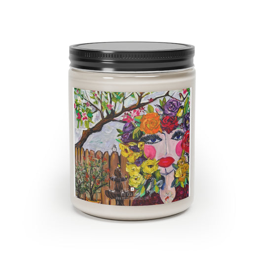 Birds and Blossoms Candle