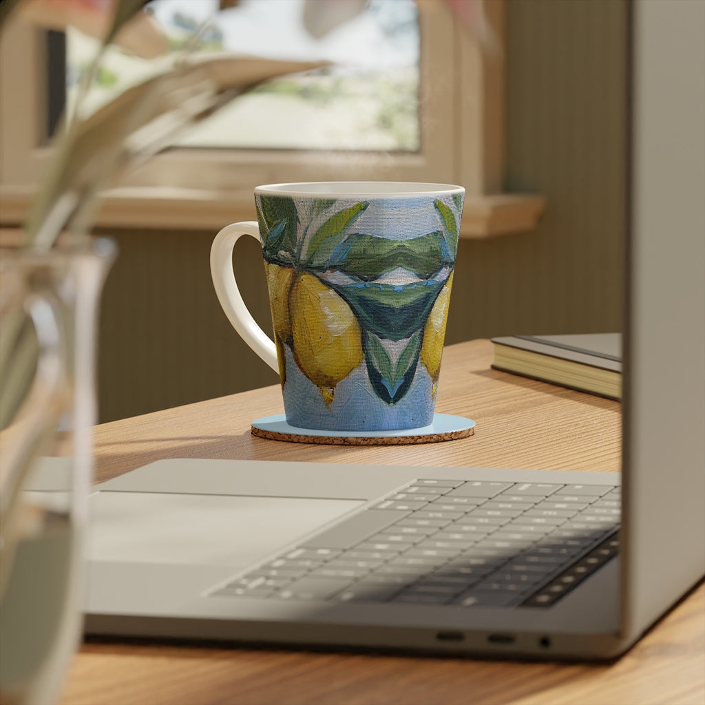 Lemons  Latte Mug, 12oz