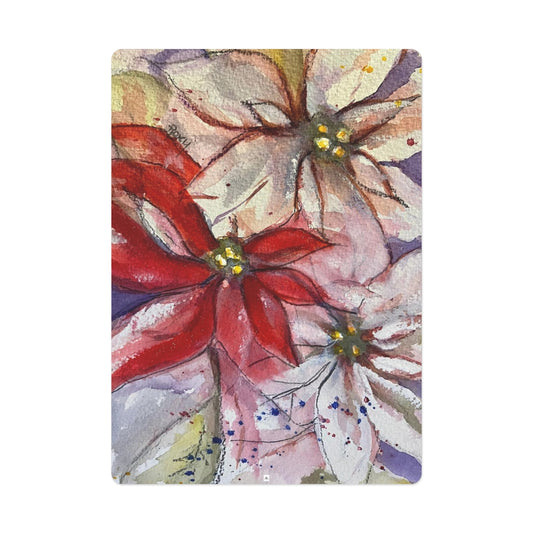 Poinsettias Poker Cards/Playing Cards