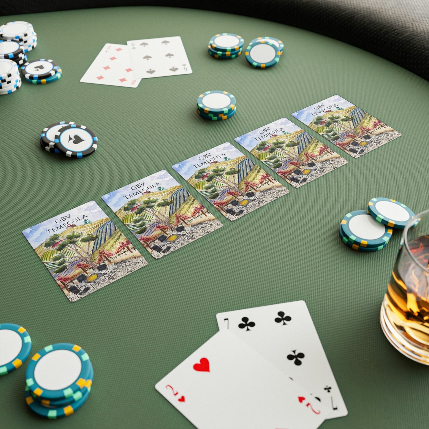 GBV Temecula - Vue depuis le patio - Cartes de poker/cartes à jouer