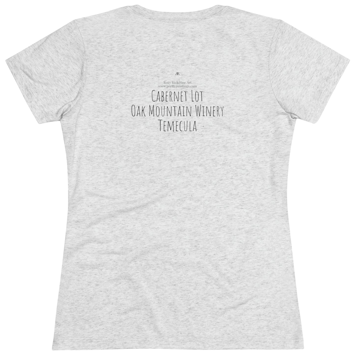 Cabernet Lot en Oak Mountain Winery Temecula Camiseta Triblend ajustada para mujer