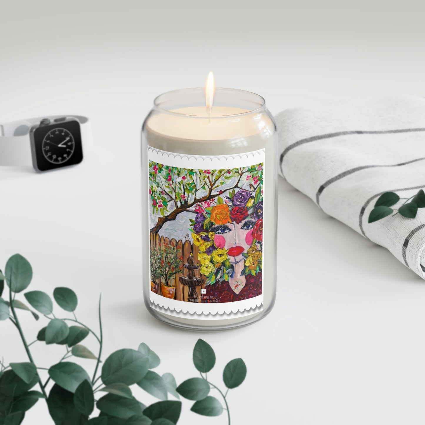 Birds and Blossoms Scented Candle, 13.75oz