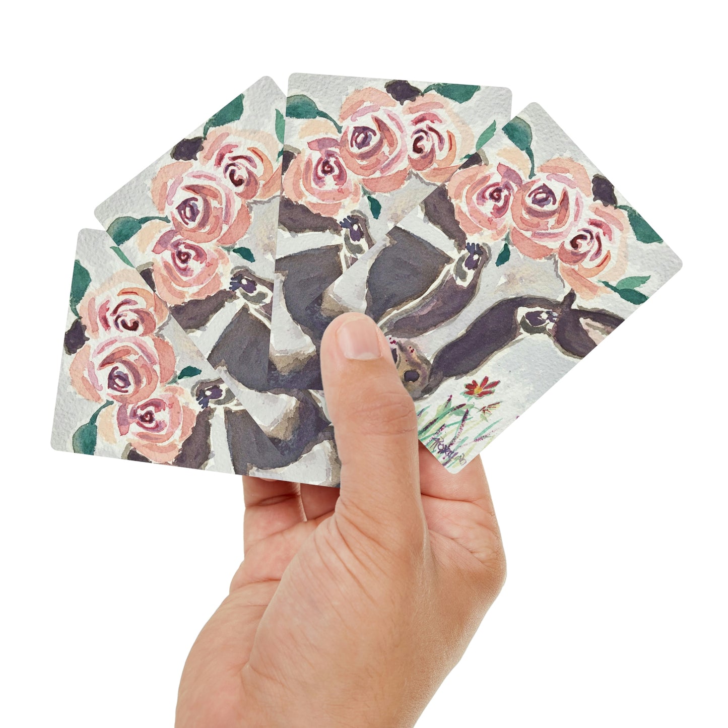 Rosie- Whimsical Cow- Poker Cards/Playing Cards