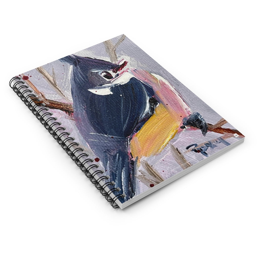 Tufted Notebook Tufted Titmouse Bird Spiral Notebook – Roxy Rich Fine Art