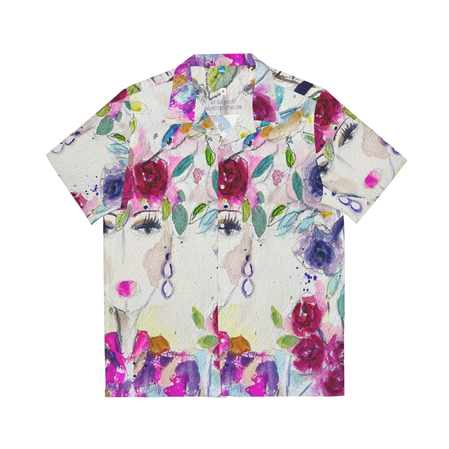 Haute Couture Hummingbird Men's Hawaiian Shirt