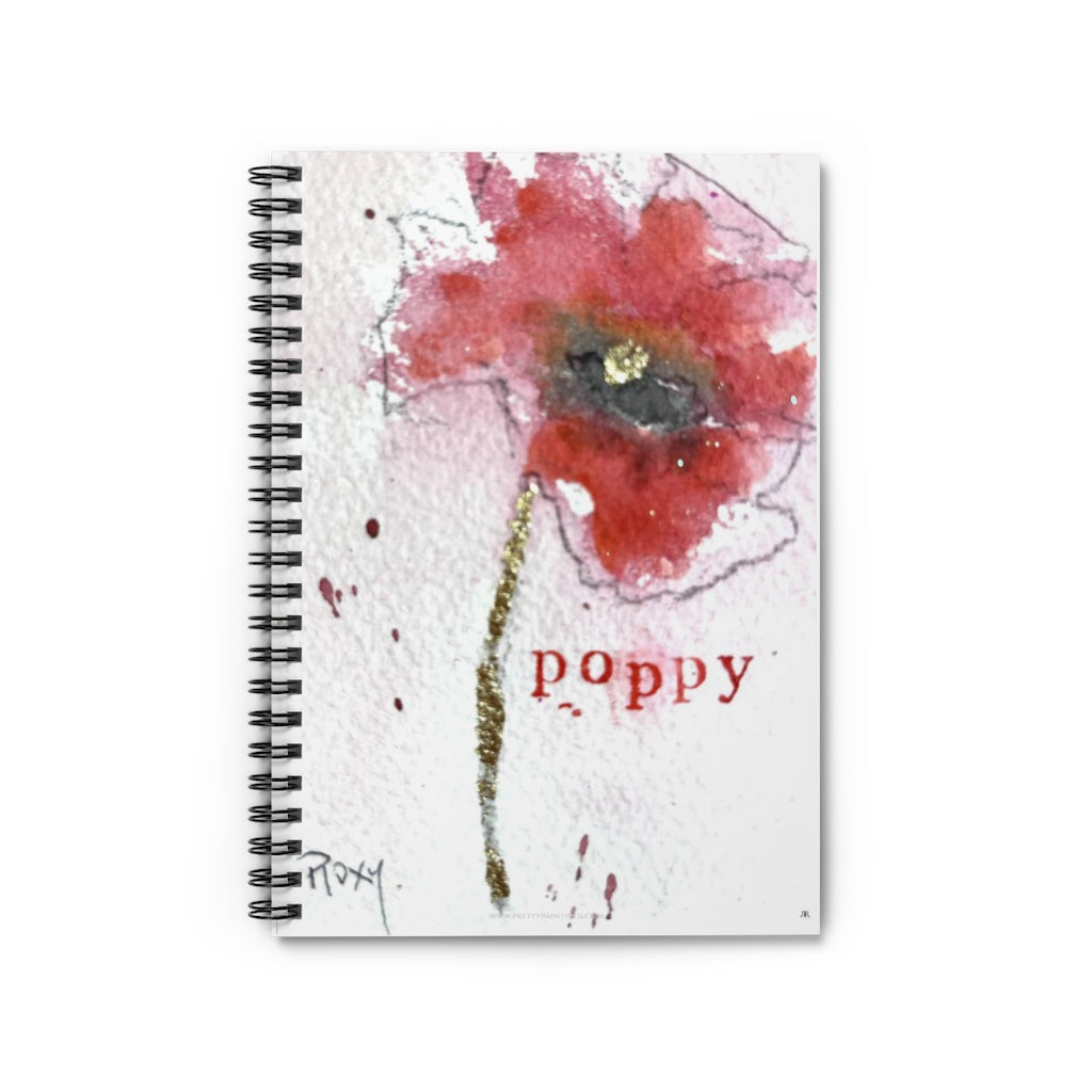 "Poppy"  Spiral Notebook
