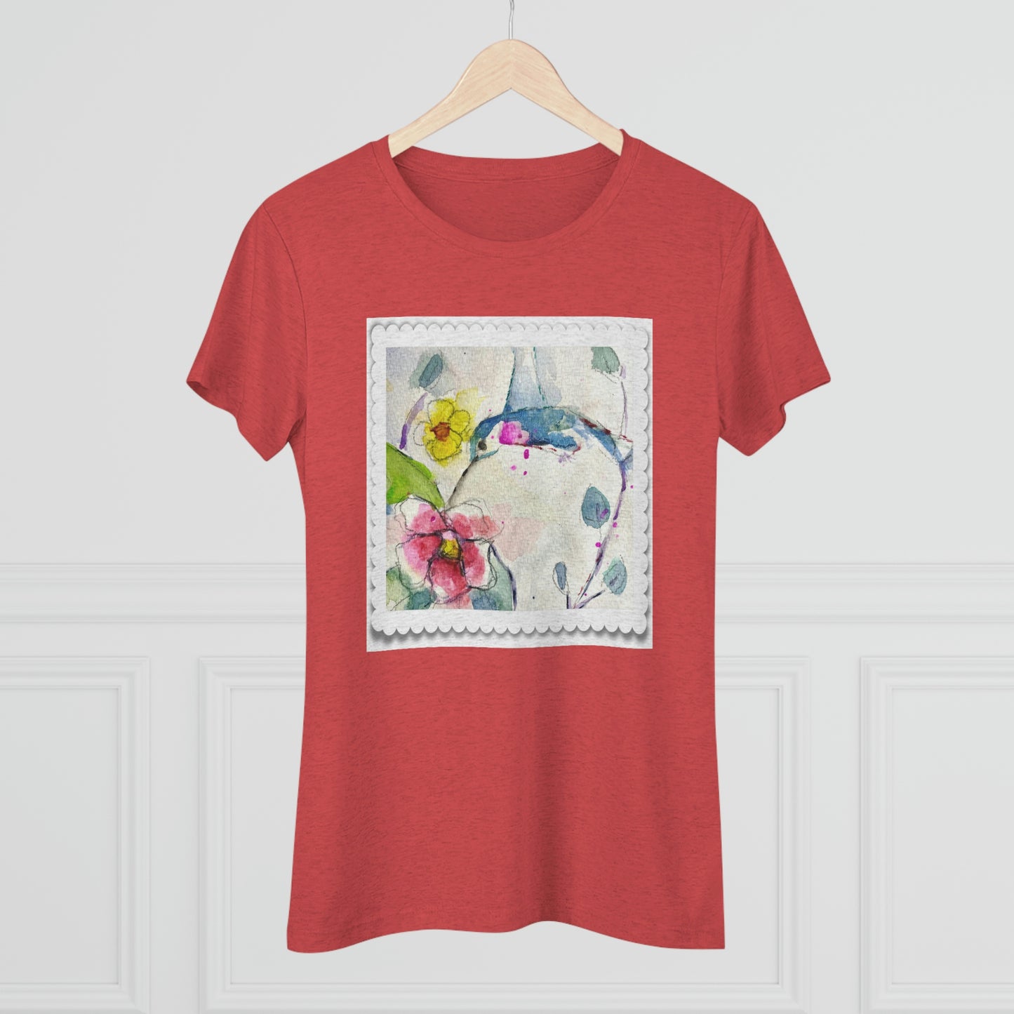 Hummingbird Women's fitted Triblend Tee  tee shirt