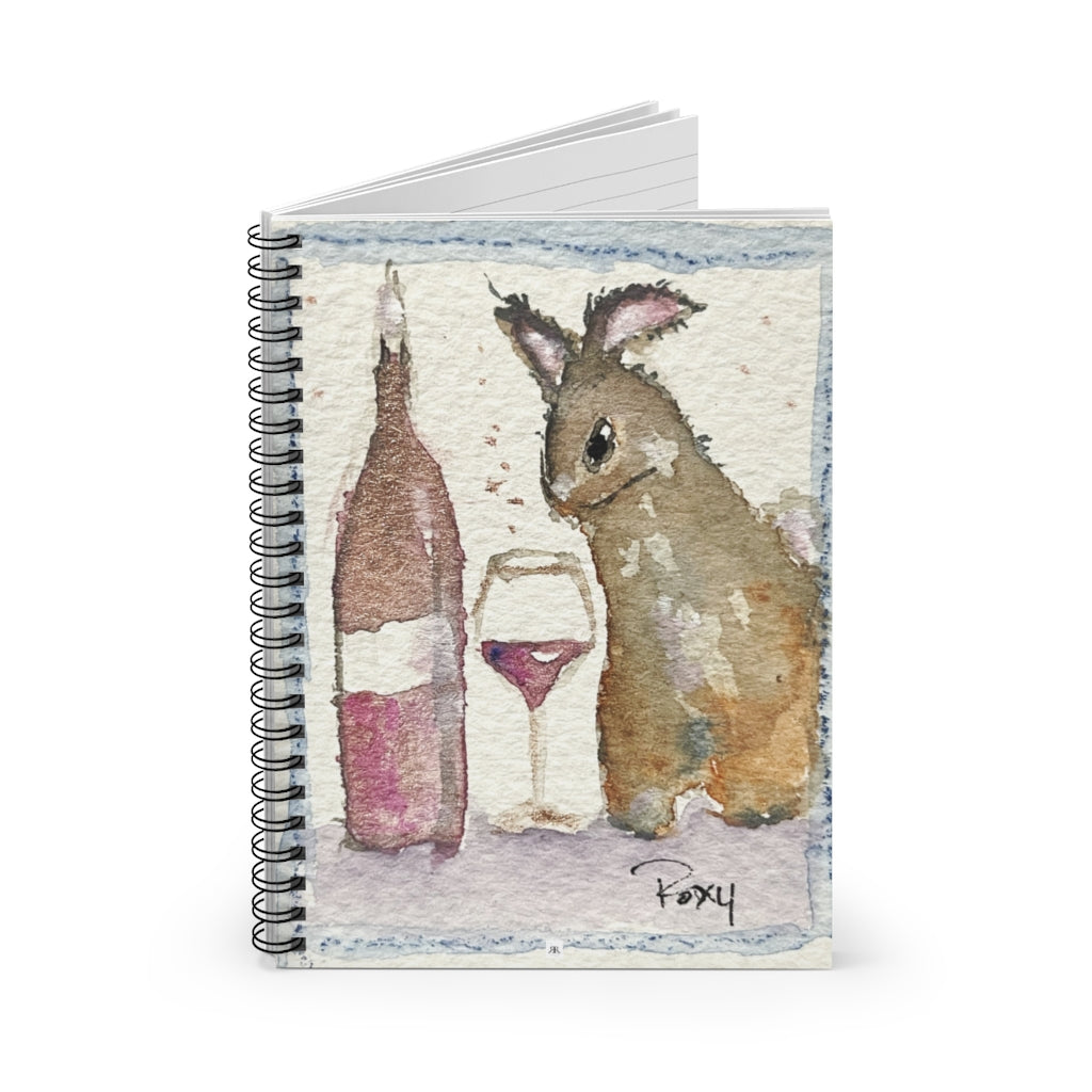 Drunk Bunny #2 Spiral Notebook