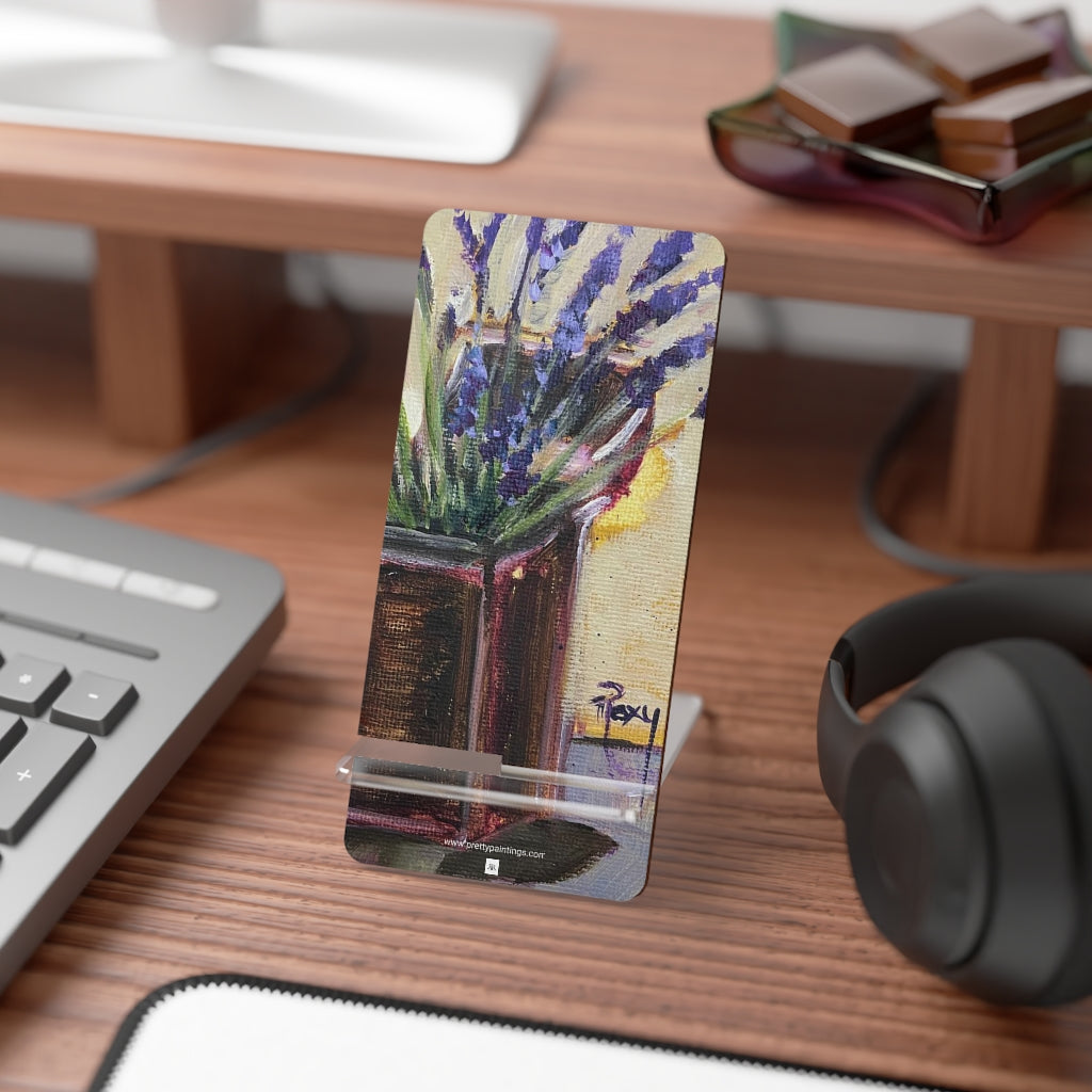 Lavender Flowers Phone Stand