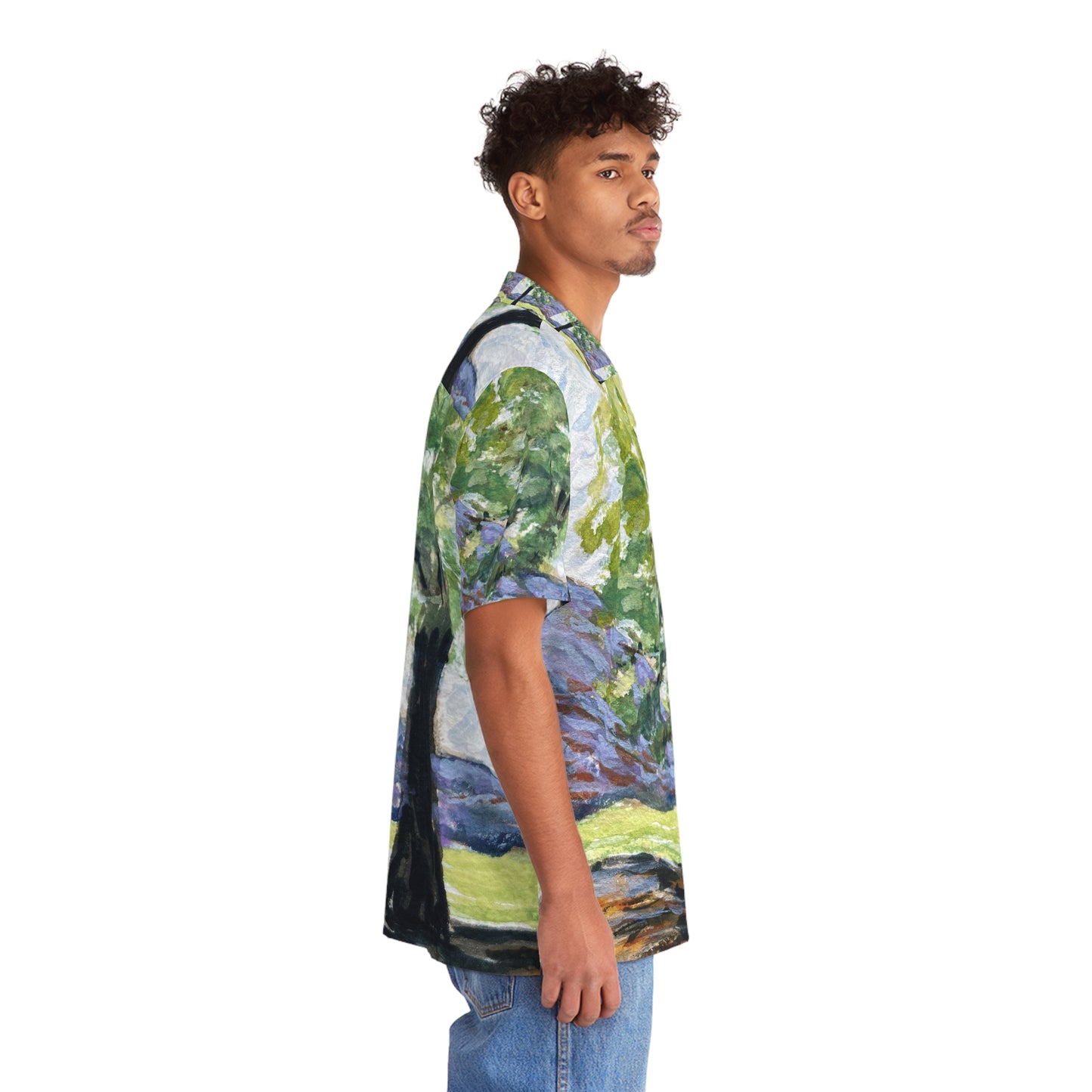 Cottonwood Tree Men's Hawaiian Shirt