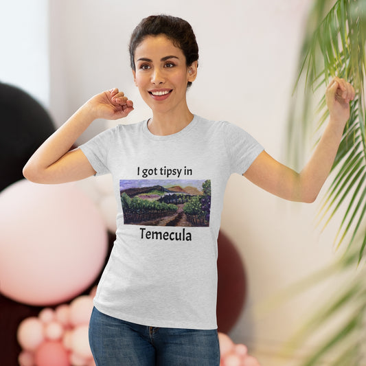 Je me suis ivre à Temecula Women's Triblend Tee Temecula tee-shirt souvenir « Afternoon Vines »