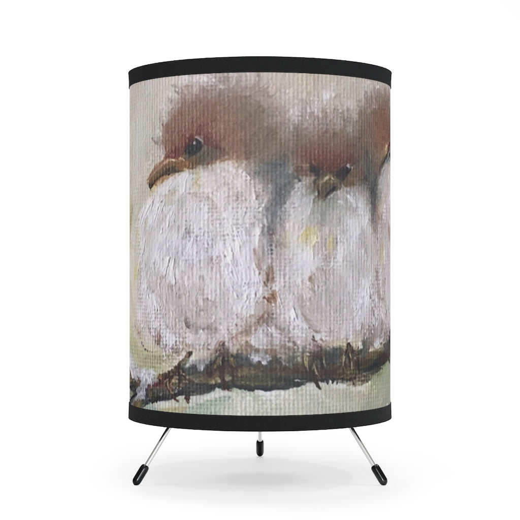 Lampe trépied Three Fat Fluffballs Fairy Wren Birds