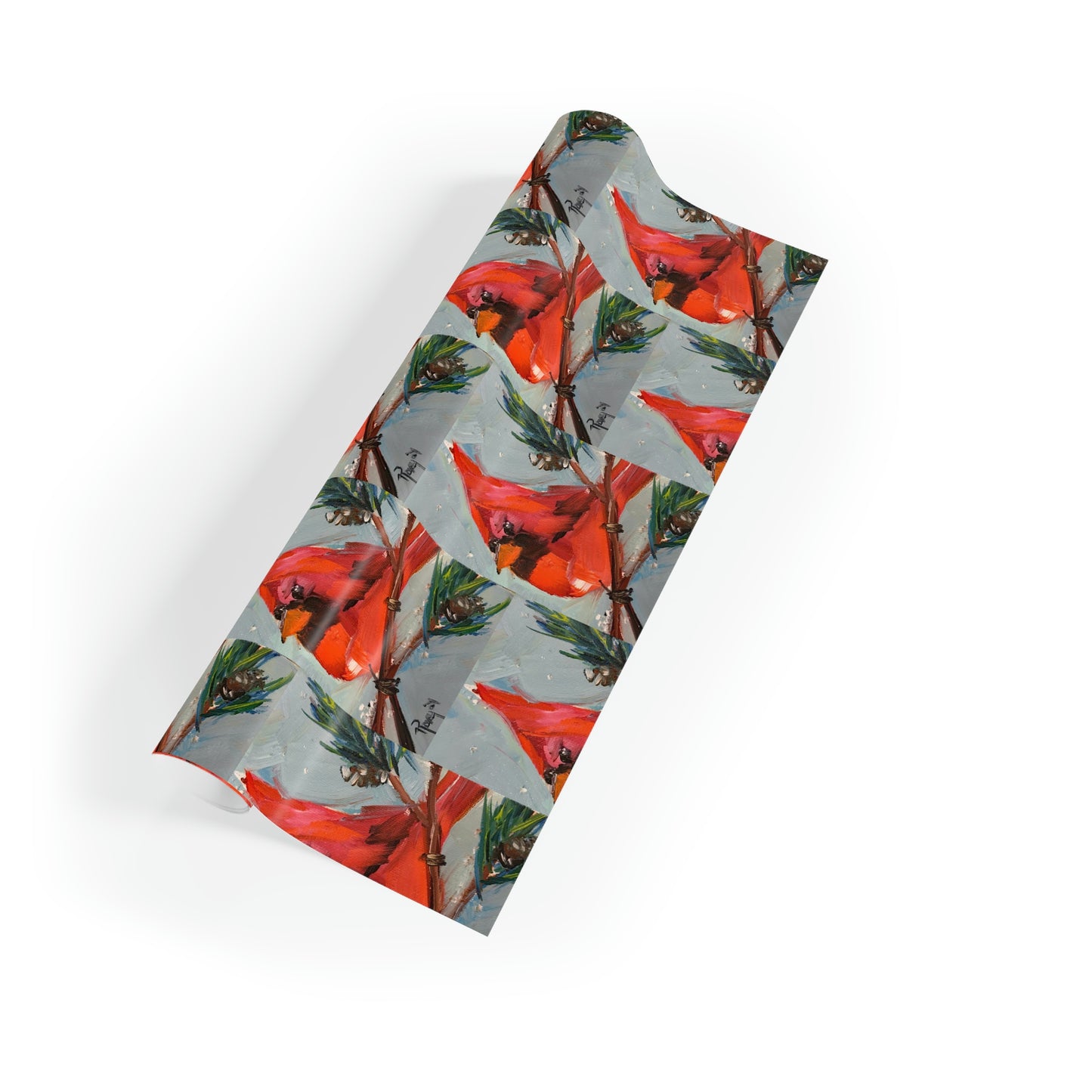 Cardinal Gift Wrapping Paper  1pc