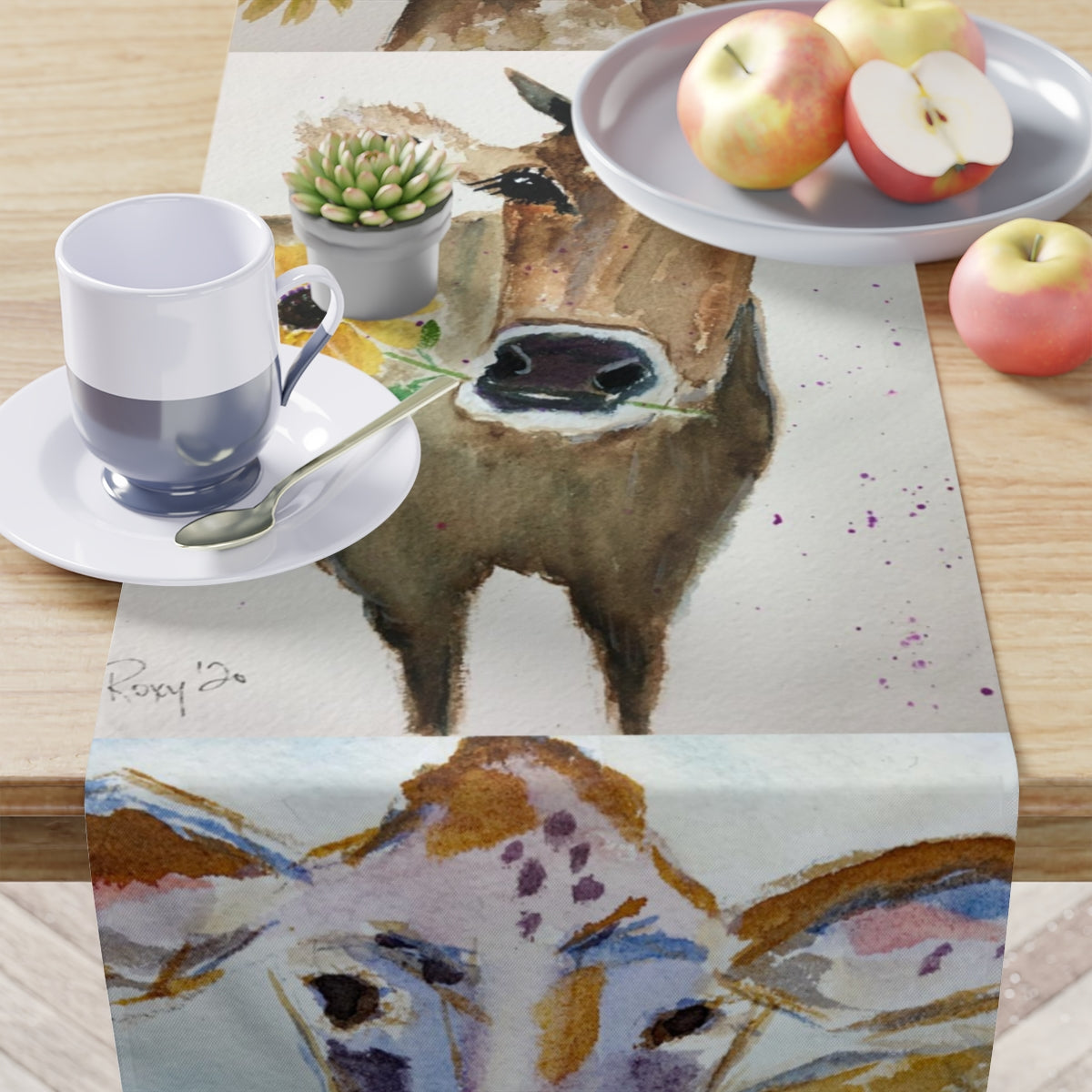 Adorable Cows  Table Runner