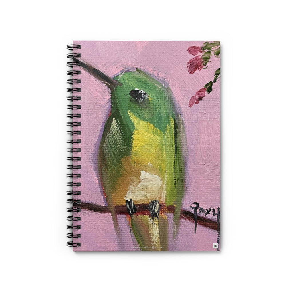 Adorable Hummingbird Spiral Notebook