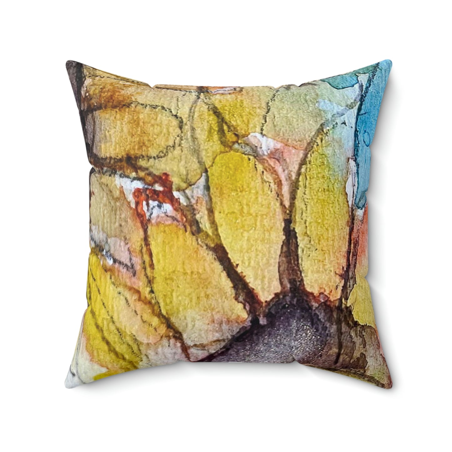Sunflowers Indoor Spun Polyester Square Pillow