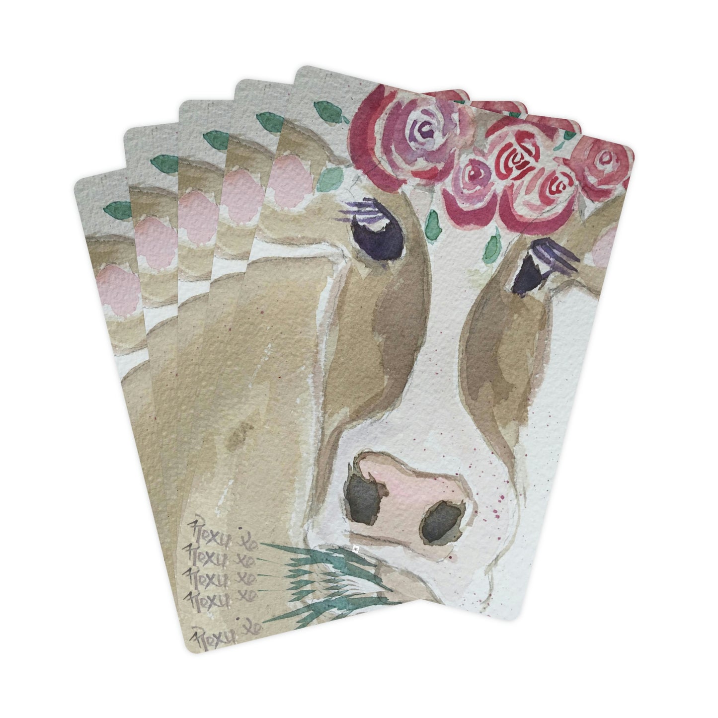 Henrietta- Whimsical Cow- Poker Cards/Playing Cards