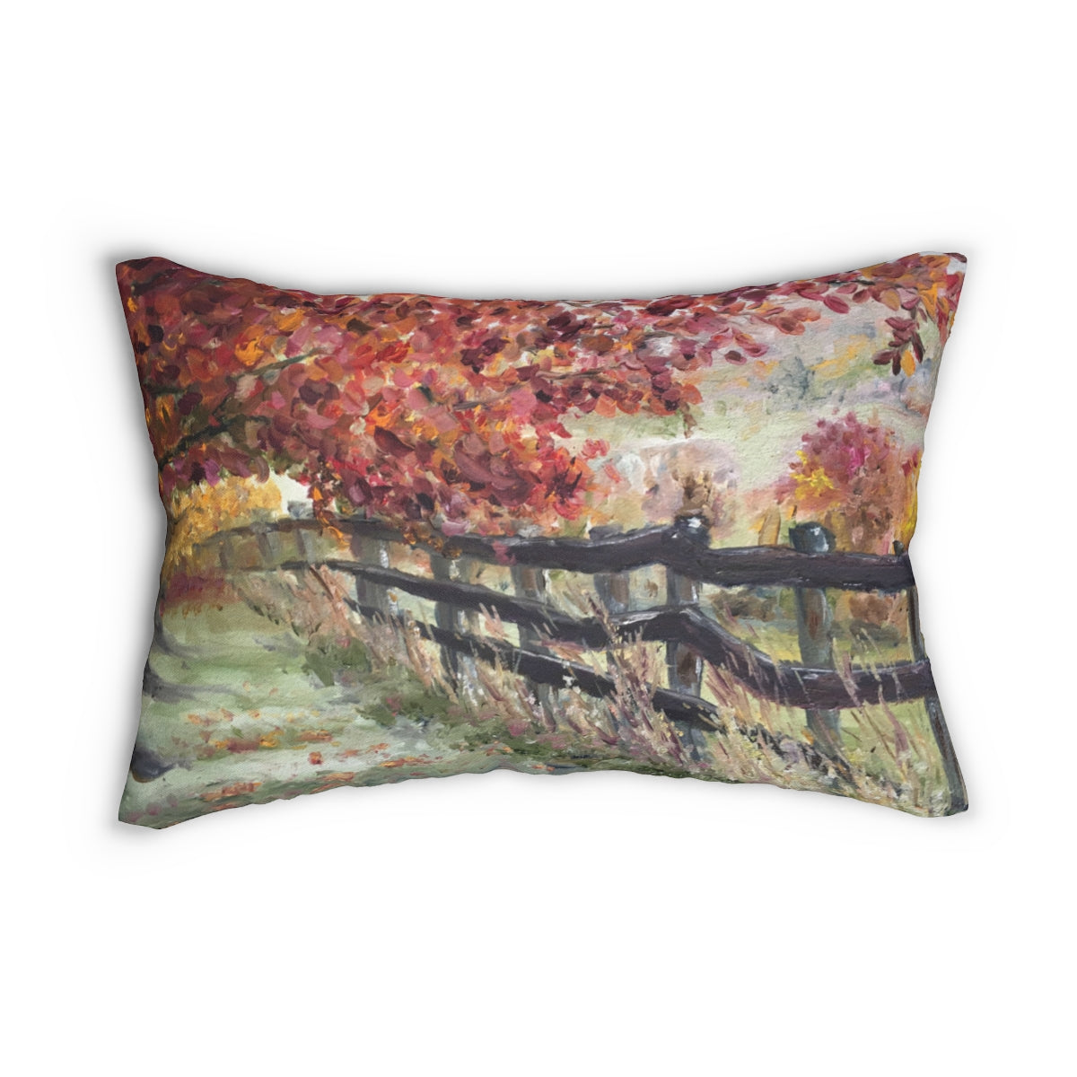 Rickety Fence Cotswolds Lumbar Pillow