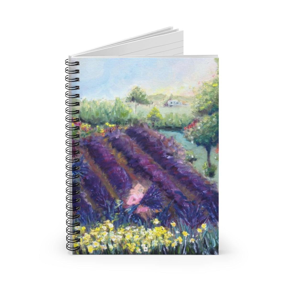 Lavanda provenzal Cuaderno de espiral