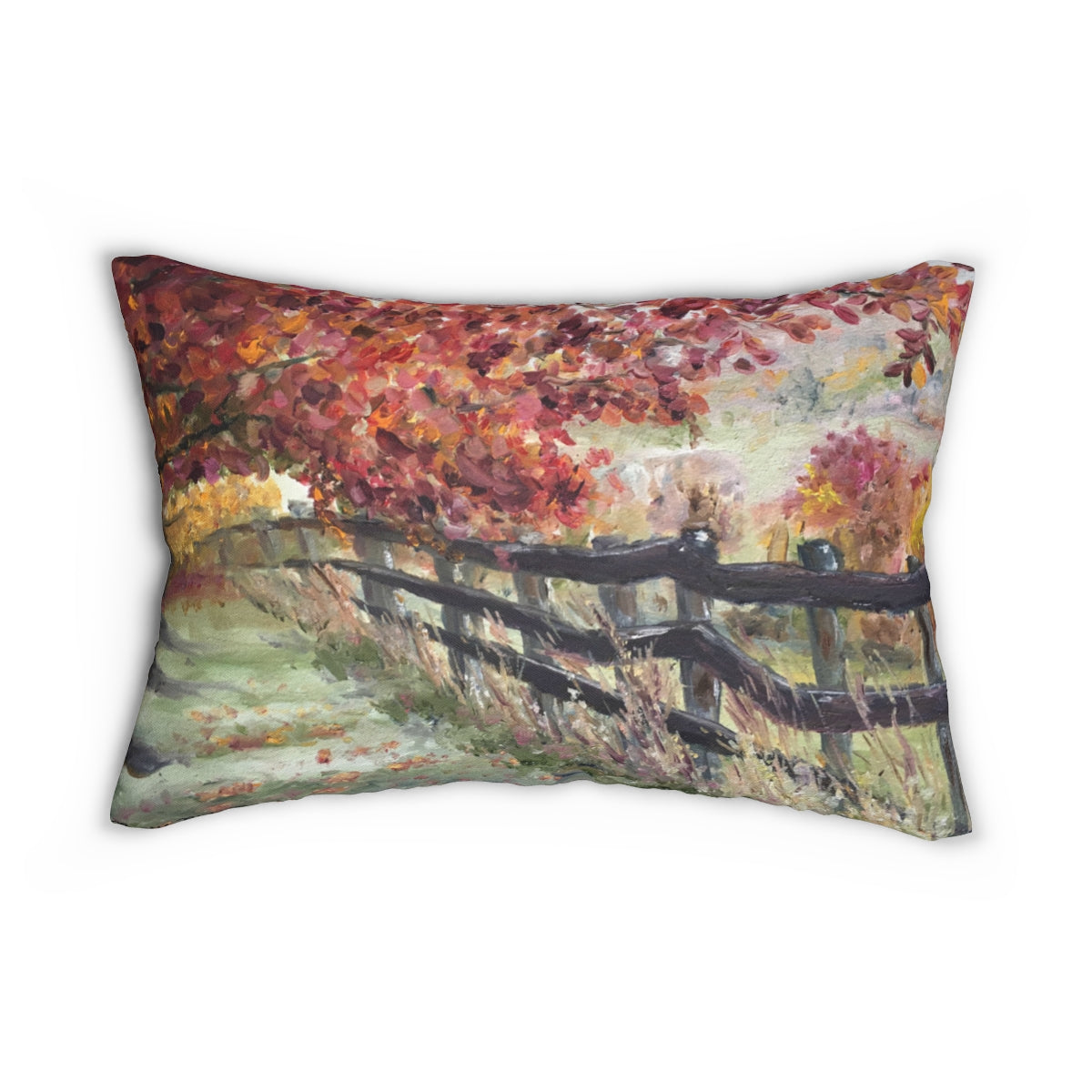 Rickety Fence Cotswolds Lumbar Pillow
