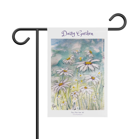 Whimsical Daisy Garden Banner
