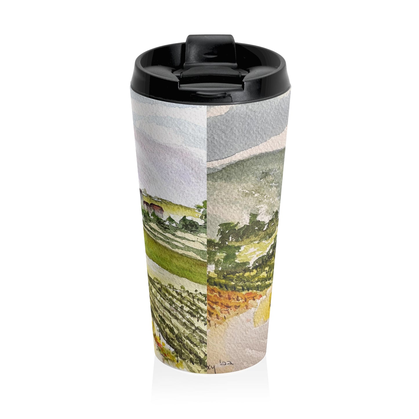 Road down from the Villa (GBV) Temecula Stainless Steel Travel Mug