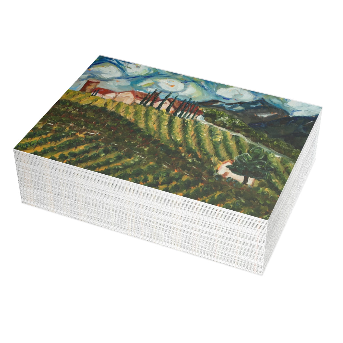 Cartes de vœux du vignoble et de la cave Avensole