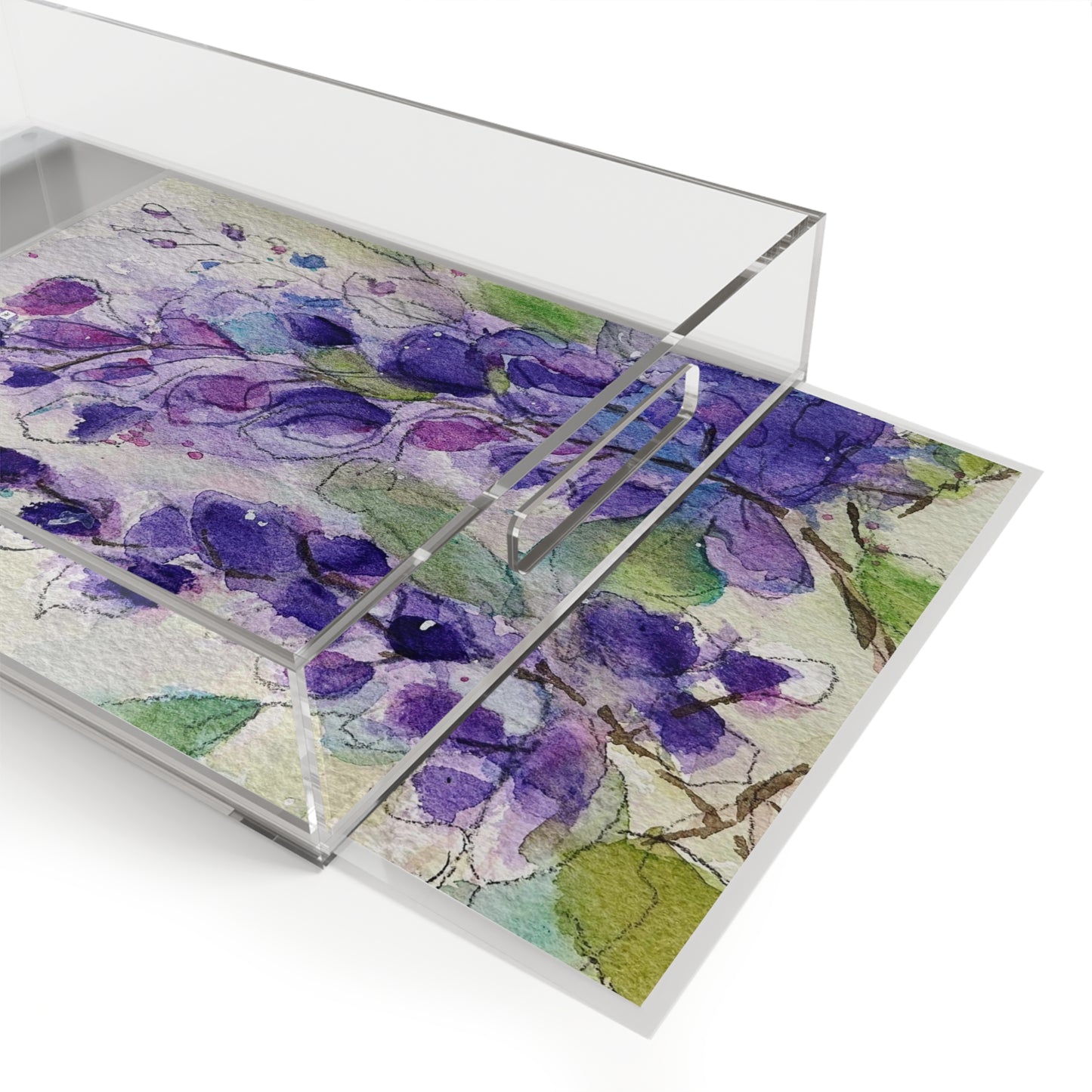 Plateau de service en acrylique Wisteria