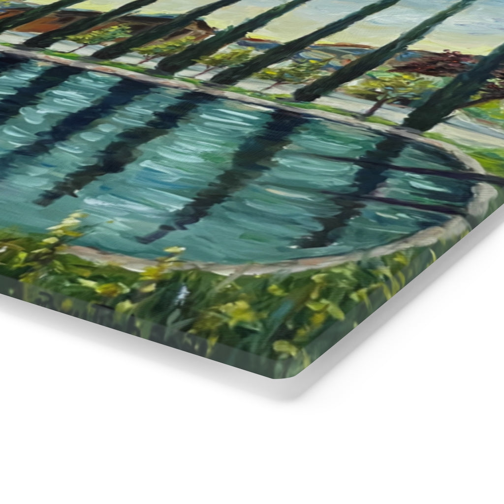 The Pond at GBV Glass Cutting Board