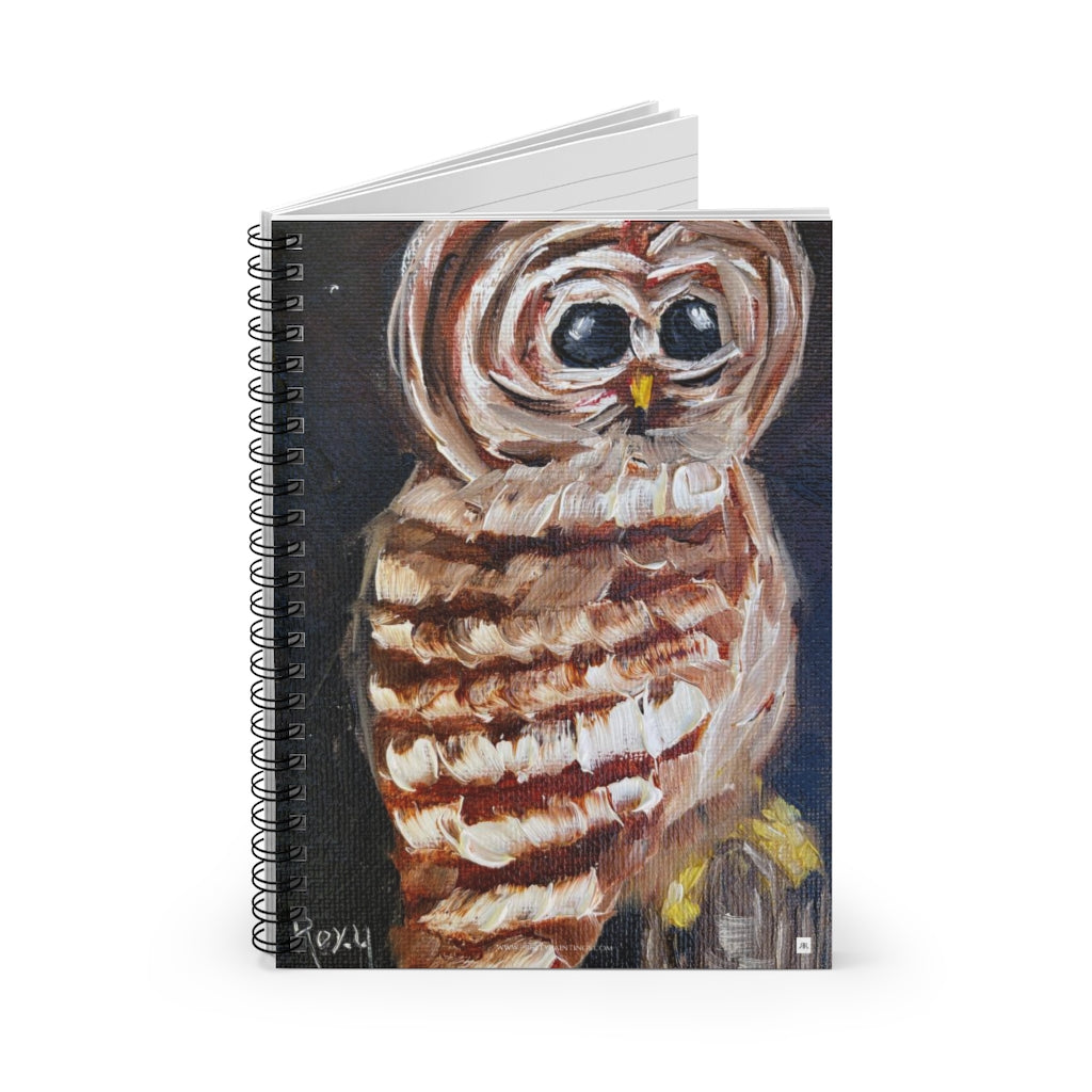 Barred Owl Spiral Notebook