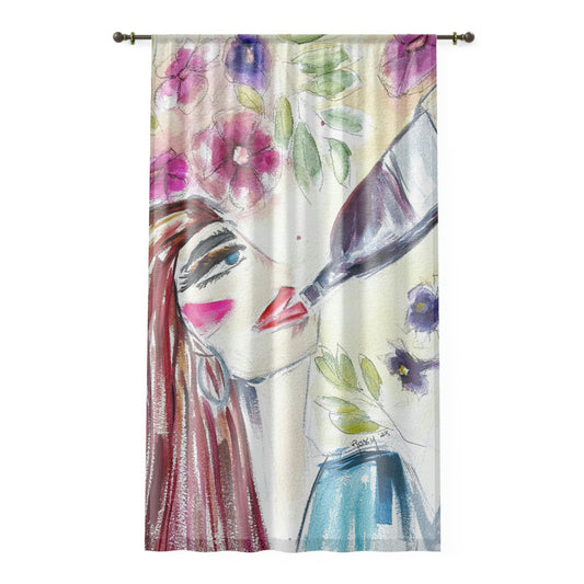 That Kind of Day 84 x 50 inch Sheer Window Curtain