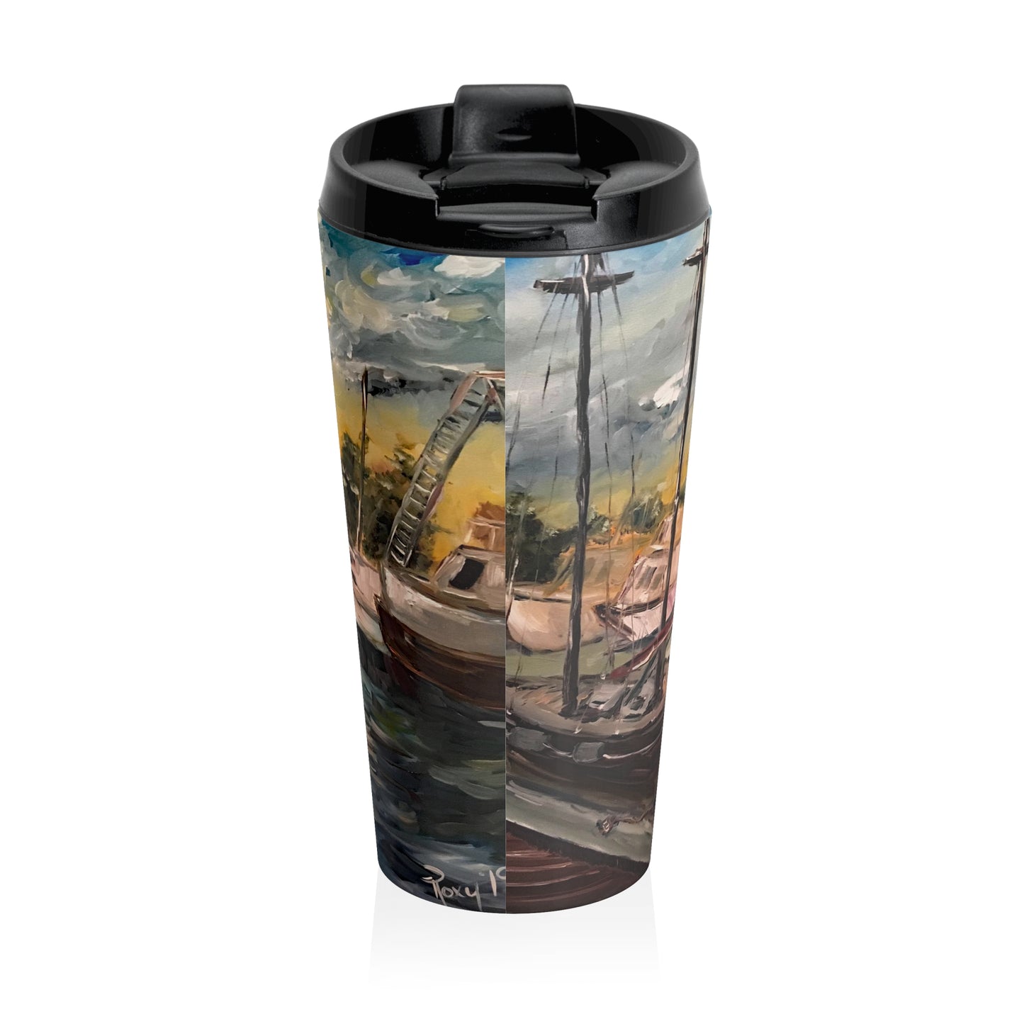 Jeanne's Harbor Stainless Steel Travel Mug