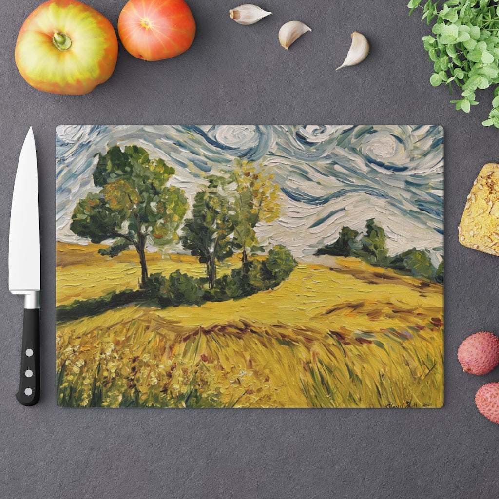 Sunny Day Glass Cutting Board