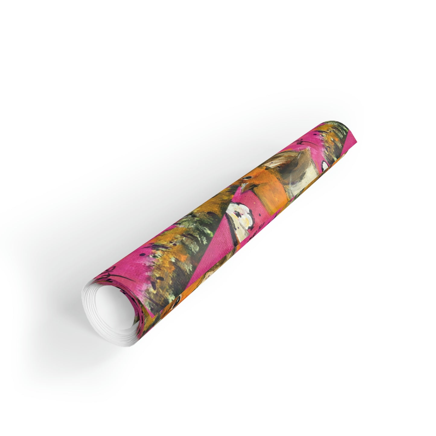 Whimsical Wren Bird printed Gift Wrapping Paper Rolls, 1pc