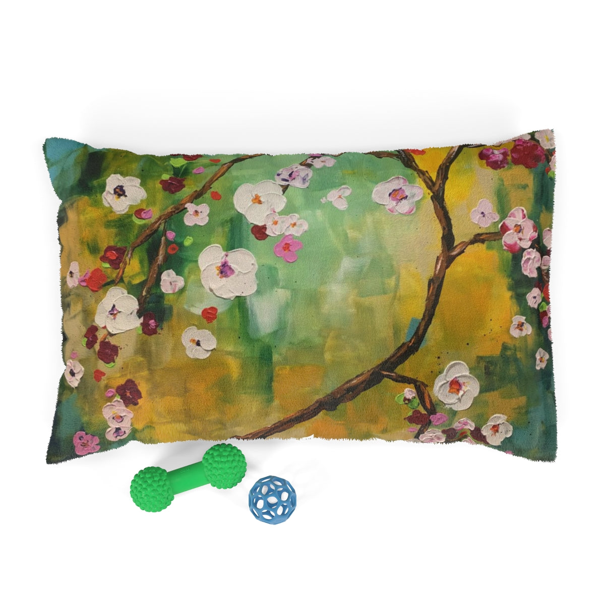 Abstract Cherry Blossoms Big Dog Pet Bed