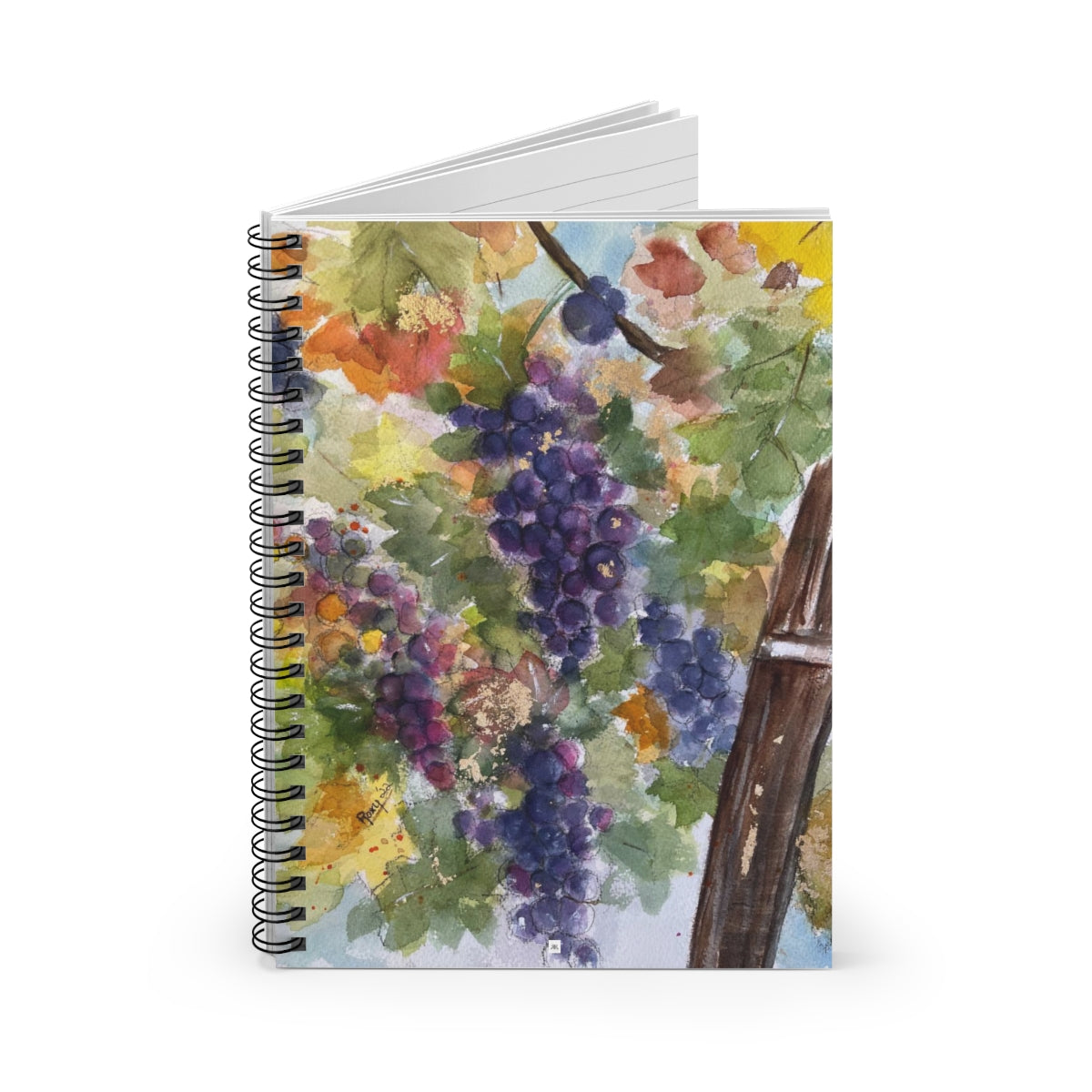 Plump Grapes Spiral Notebook