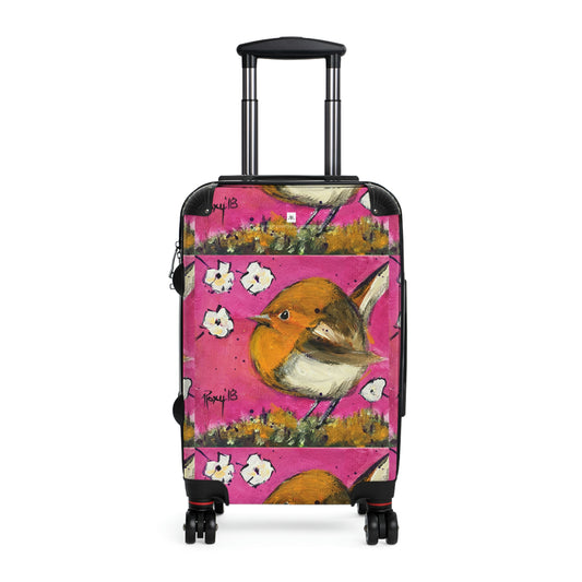 Adorable valise à main à motifs Wren Bird fantaisiste (trois tailles disponibles)