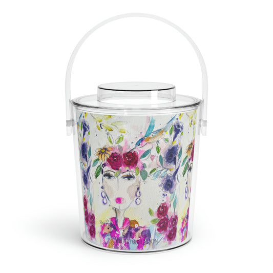Haute Couture Hummingbird Ice Bucket