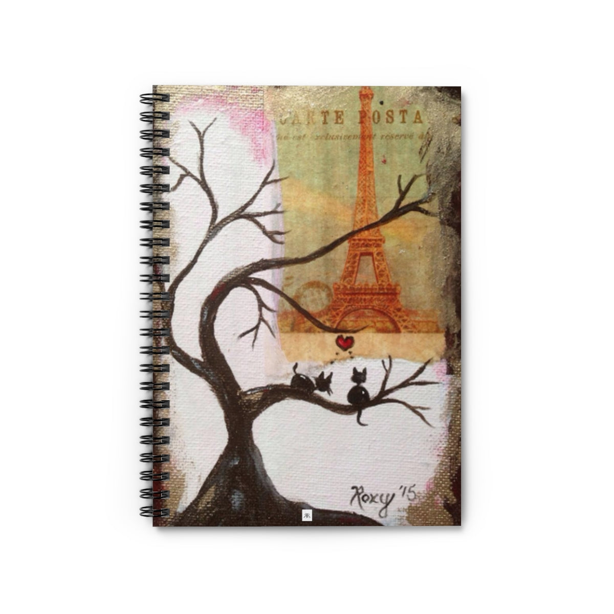Paris Kitties Spiral Notebook
