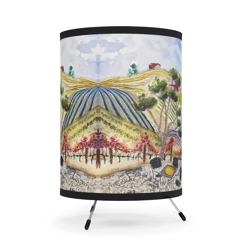 View from the Patio at GBV Winery  Tripod Lamp