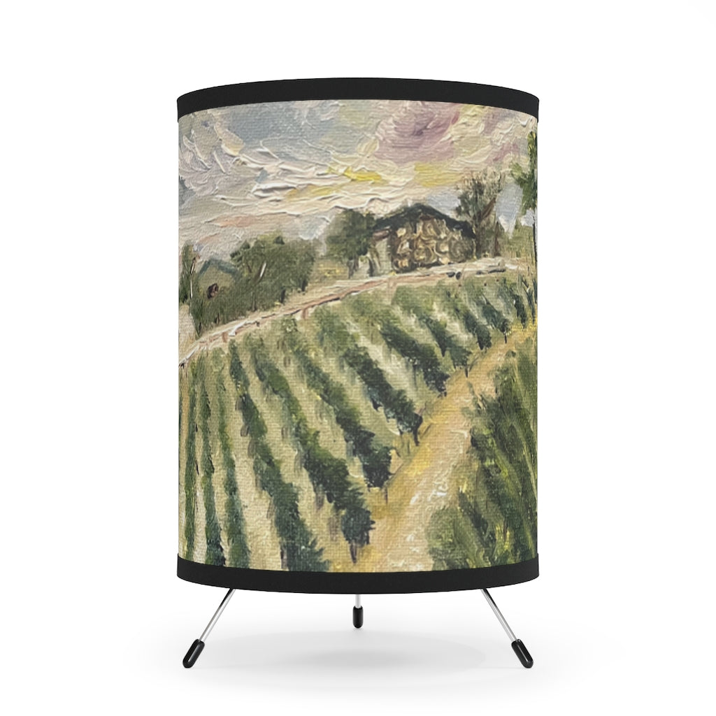 Brendas View at Lorenzi Estate Wines Tripod Lamp