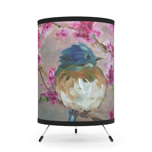 Lampe trépied Bluebird en fleurs de cerisier