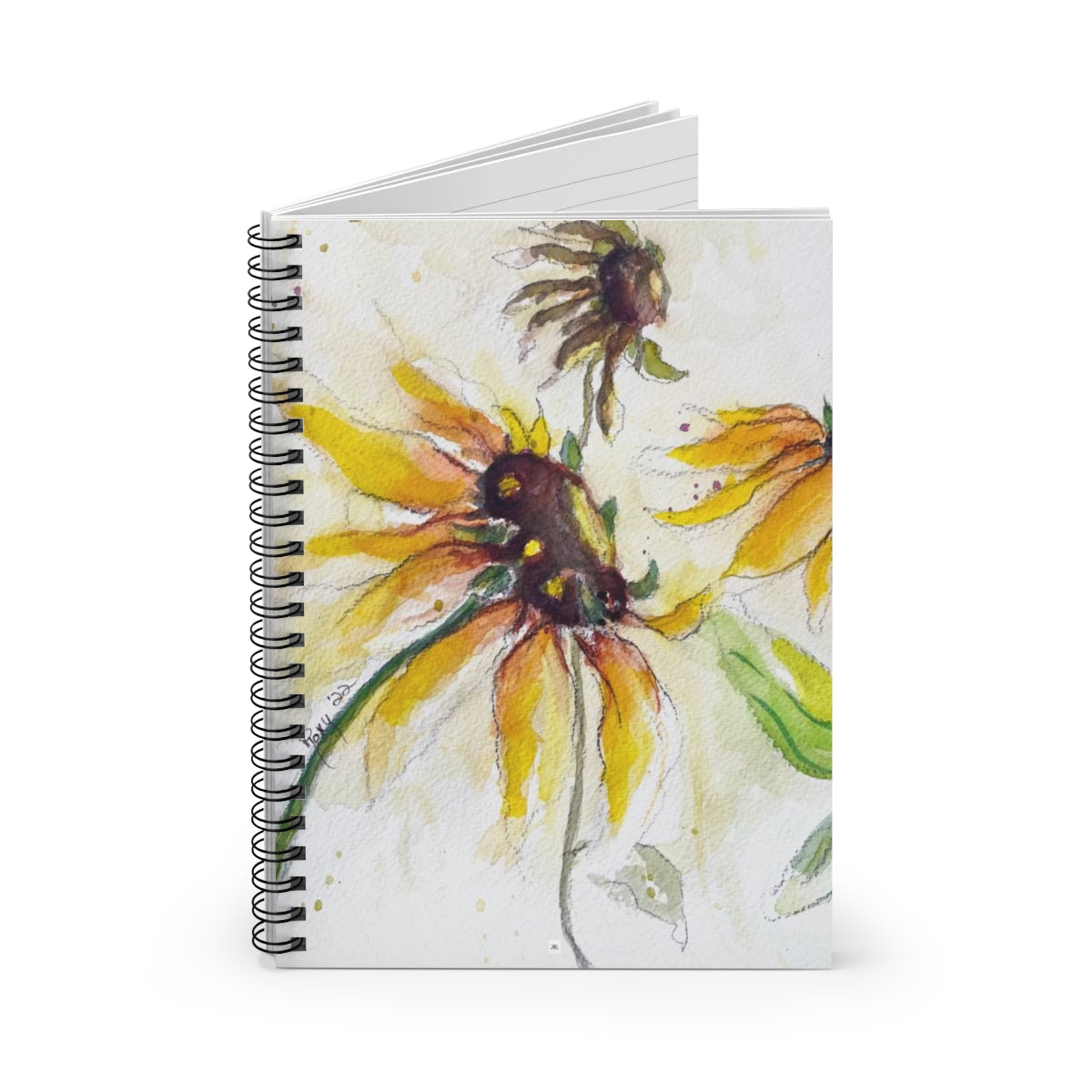 Autumn Sunflowers Spiral Notebook