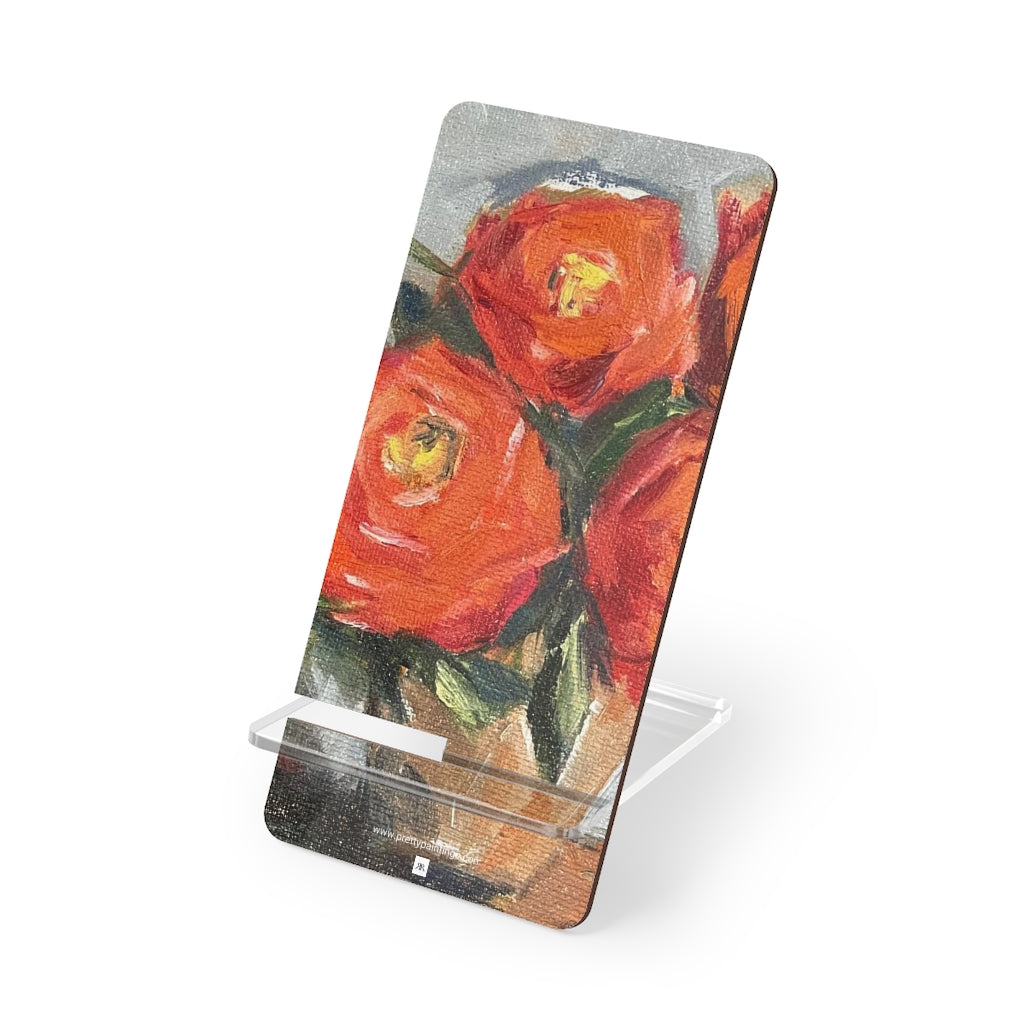 Orange Roses Phone Stand