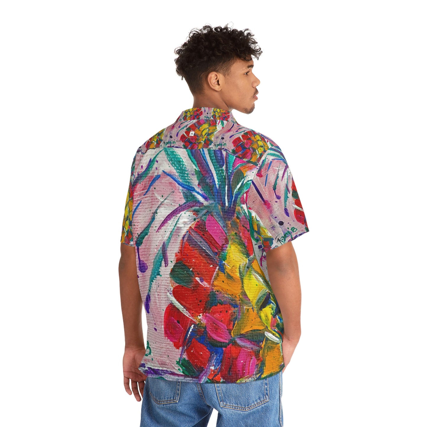 Pina Colada Pineapple Men's Hawaiian Shirt