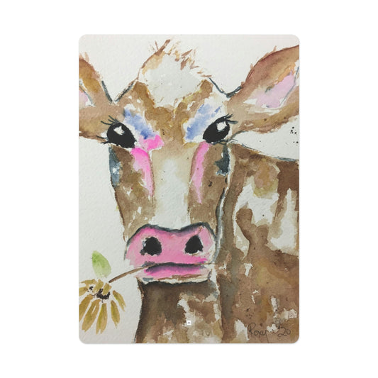 Betty- Whimsical Cow- Cartes de poker/cartes à jouer