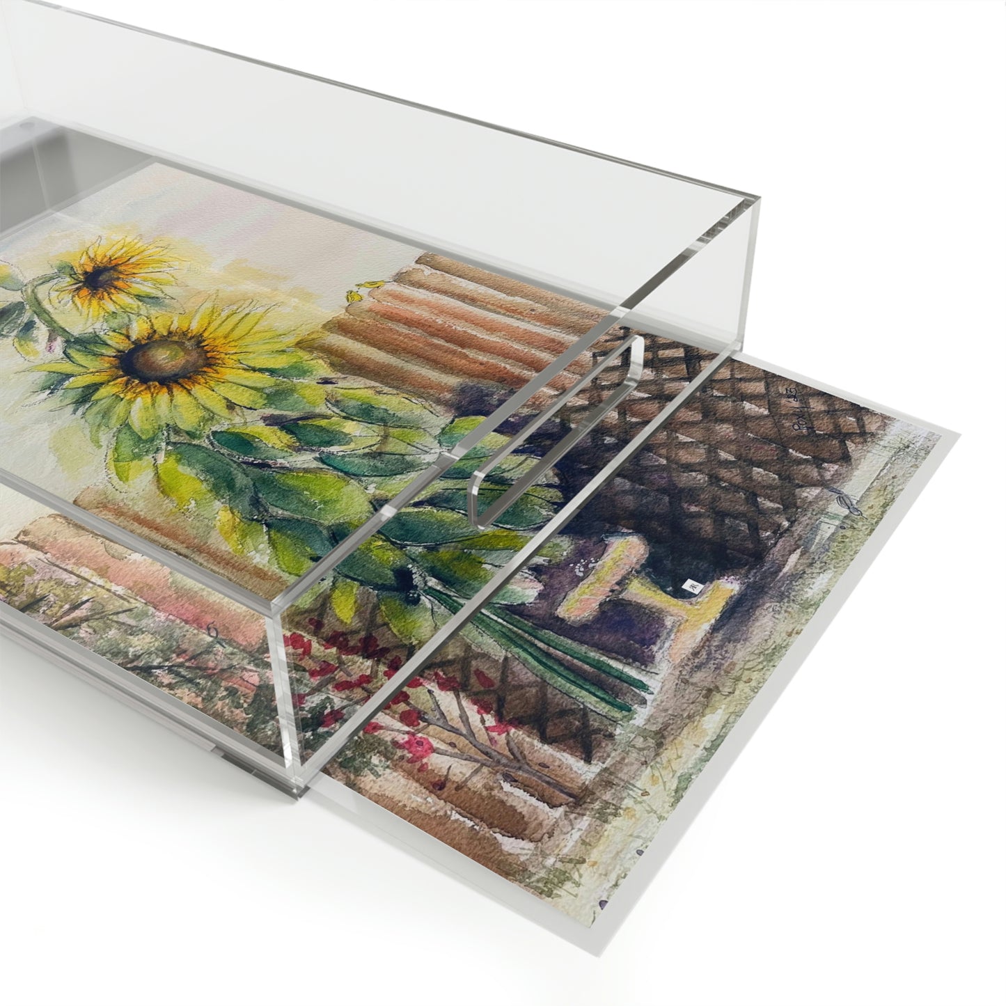 Mammoth Sunflowers Acrylic Tray