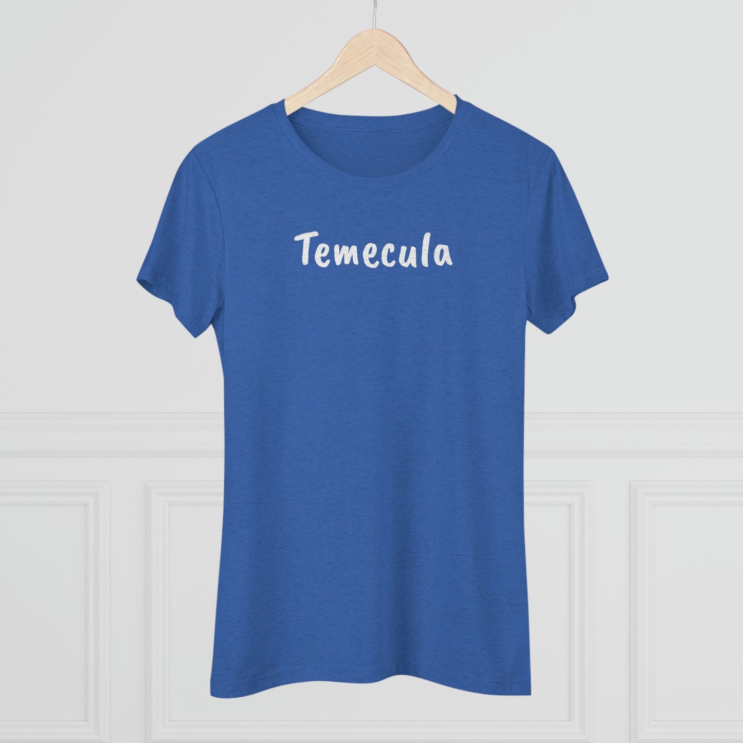 Hummingbird Lady Temecula Women's fitted Triblend Tee  tee shirt
